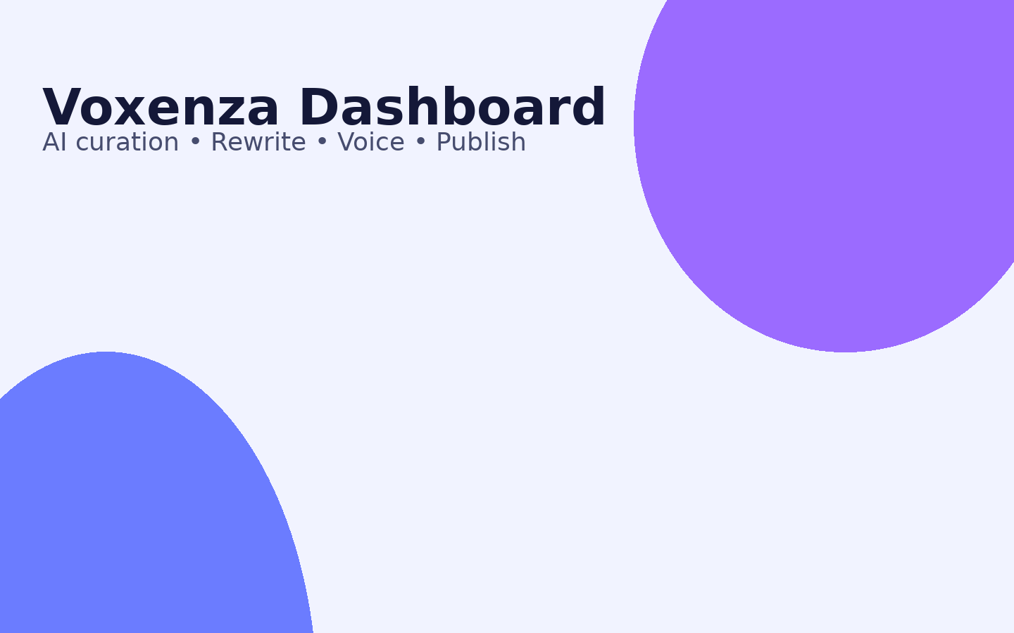 Dashboard preview / newsroom